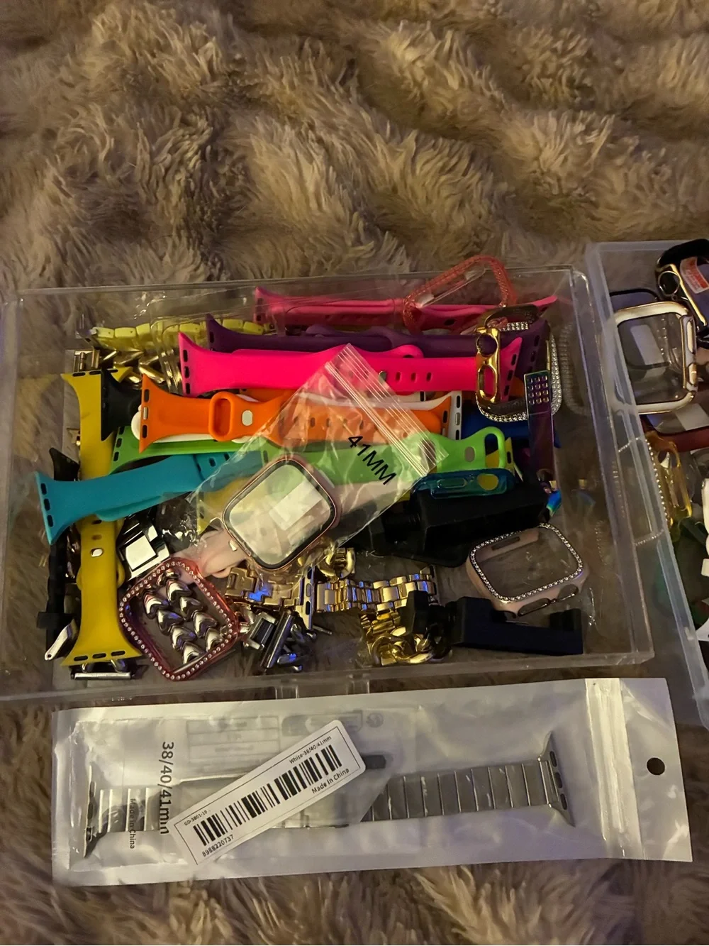 Apple Watch Compatible Silicone Bands and Accessories - Multicolor all for 10